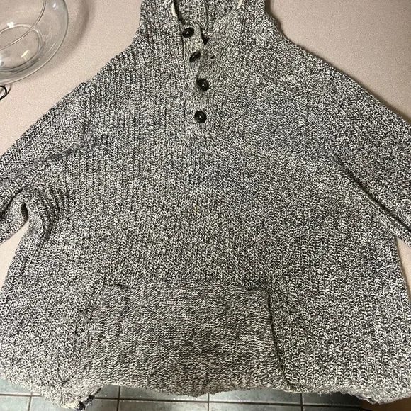 American Eagle knit sweater hoodie - Picture 2 of 5